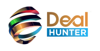 Deal Hunter Logo New Tagline White on Transparent
