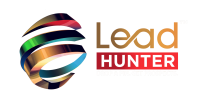 Lead Hunter - New Logo New Tagline White on Transparent bg